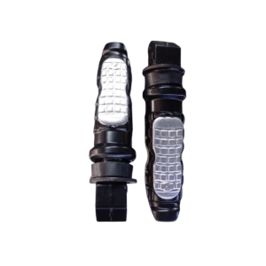 Reposapies lujo universal Negro  plata