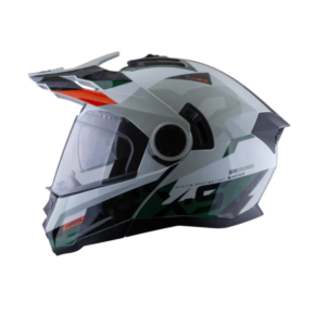 CASCO DOBLE PROPOSITO ABATIBE XSPORT 165 Gris Naranja Brillante