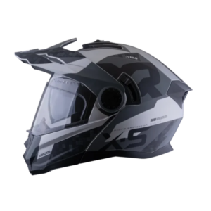 CASCO DOBLE PROPOSITO ABATIBE XSPORT 165  Gris Negro Mate