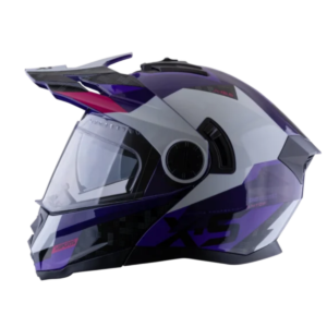 CASCO DOBLE PROPOSITO ABATIBE XSPORT 165  Gris Morado Brillante