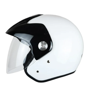 CASCO ABIERTO ZEUS 507 BLANCO BRILLO