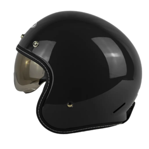 CASCO ZEUS 389 NEGRO BRILLO