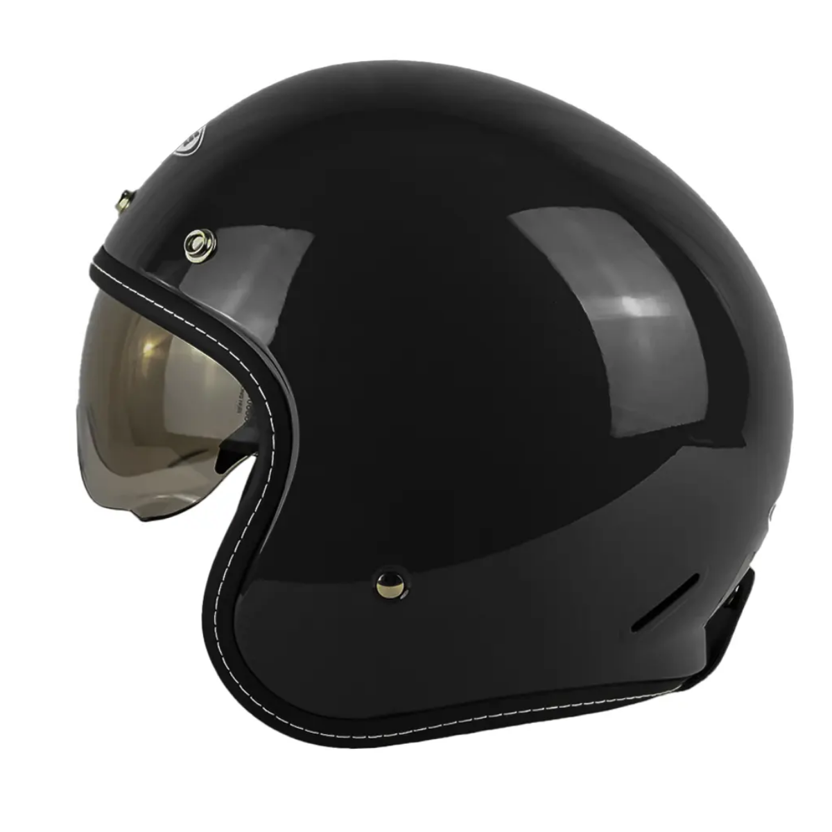 CASCO ZEUS 389 NEGRO BRILLO