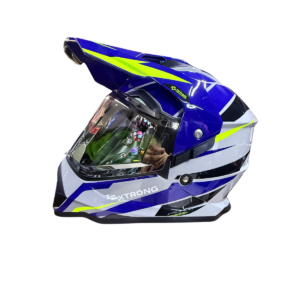 CASCO MULTIPROPOSITO XTRONG 902 FLY  GRIS/AZUL