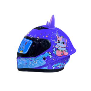 CASCO KRM KIDS MORADO CON ACCESORIO