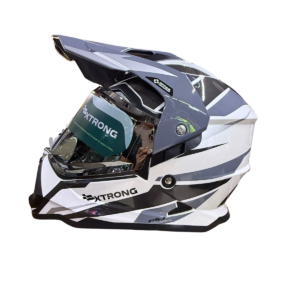 CASCO MULTIPROPOSITO XTRONG 902 FLY  BLANCO/GRIS BRILLO